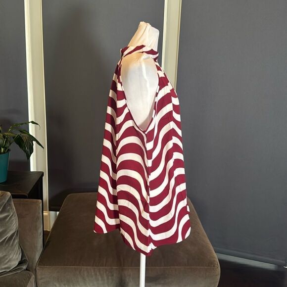 Women’s Halter Neck Casual Loose Top Blouse Side Bow Tie Size 3XL NWT - Picture 2 of 8